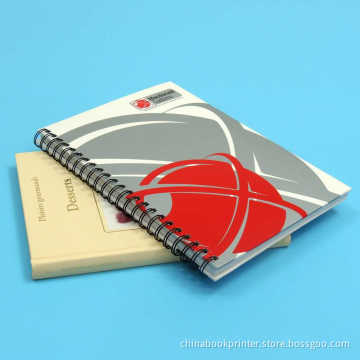 Full color beautiful hardcover spiral coil cook book printing coffee table book printing